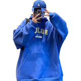 'UBLUE' Print Hoodie