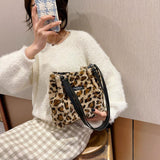 Cow-Pattern Shoulder Bag