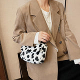 Cow-Pattern Crossbody Bag