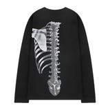 Stretch Skeleton Graphic Sweatshirt