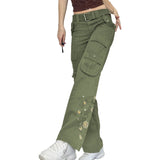 Retro Graffiti Cargo Pants