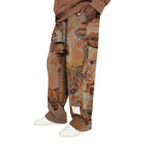 Abstract Face Graphic Sweatpants