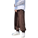 Little Logo Plain Corduroy Sweatpants