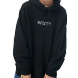 Letter 'WUT' Plain Hoodie