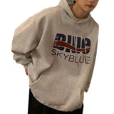 'Blue Sky' Letter Graphic Hoodie