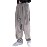 Casual Plain Corduroy Sweatpants