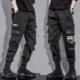 Letter Dark Fleece Cargo Pants