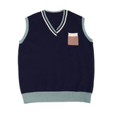 Pure Pocket Patchwork Vest