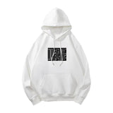 Maze Grids Print Hoodie