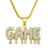 Letter 'GAME' Necklace