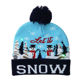 Christmas Printed Knitted Hat