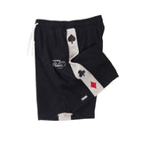 Side Poker Embroidery Shorts