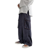 Side Pockets Corduroy Sweatpants