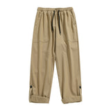 Plain Straight Cargo Pants