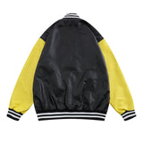 Letter Embroidery Baseball Jacket