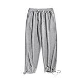 Draw String Pure Color Sweatpants