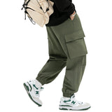 Plain Casual Cargo Pants