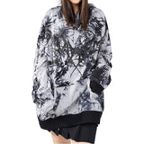 High Street Tie-dye Graphic Hoodie