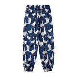 Cartoon Cute Goose Print Sweatpants