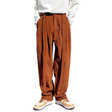 Casual Plain Corduroy Sweatpants