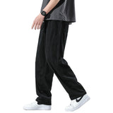 Casual Plain Corduroy Sweatpants