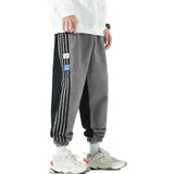 Patchwork Striped Sweatpants