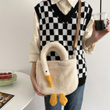 Cute Goose Sherpa Bag