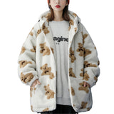 Bear Design Sherpa Coat