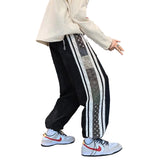 Side Graphic Drawstring Pants