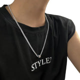 Cube Clavicle Necklace