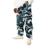 Ancient Chinese Style Print Sweatpants