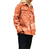 Abstract Face Pattern Jacket