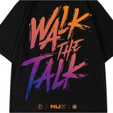 'Walk The Talk' Letter Graphic T-shirt