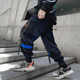 Patchwork Color Techwear Cargo Pants