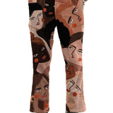 Comics Face Pattern Sweatpants