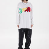 Pcloa Colorful Letter Print Sweatshirt