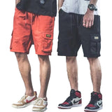 Logo Embroidery Cargo Shorts