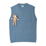 Bear Accessory Plain Pocket Vest