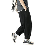 Plain Straight Cargo Pants