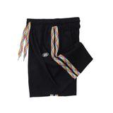 Side Rainbow Line Shorts