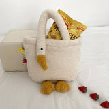 Cute Goose Sherpa Bag