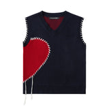 Patchwork Love Couples Vest