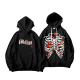 'Butterfly And Skeleton' Graphic Hoodie