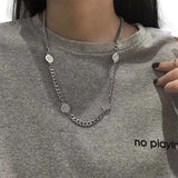 Smiley Crying Face Emoji Necklace