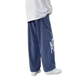 Street Graffiti Letter Corduroy Sweatpants