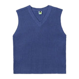 Plain Casual Knitted Vest