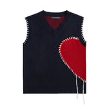 Patchwork Love Couples Vest