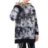 High Street Tie-dye Graphic Hoodie