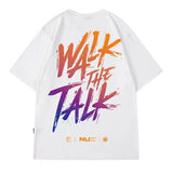 'Walk The Talk' Letter Graphic T-shirt