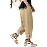 Plain Straight Cargo Pants